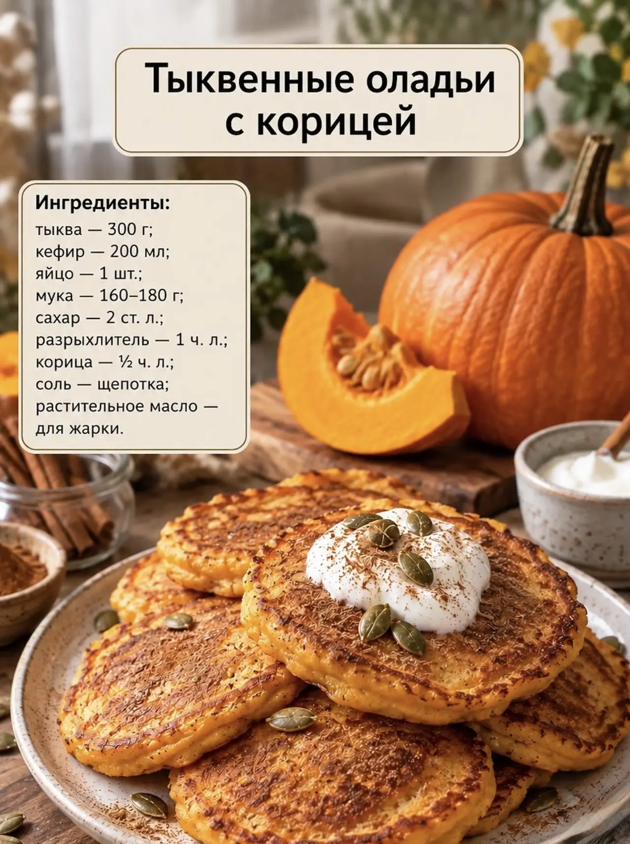 Ещё из тыквы целая подборка рецептов