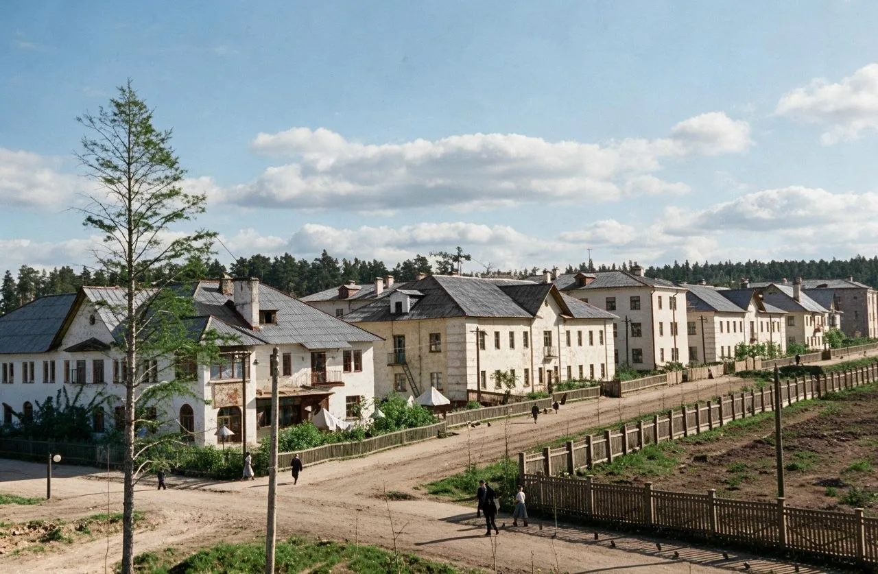 Сарапул, 1960 год: улица Фрунзе на архивном снимке