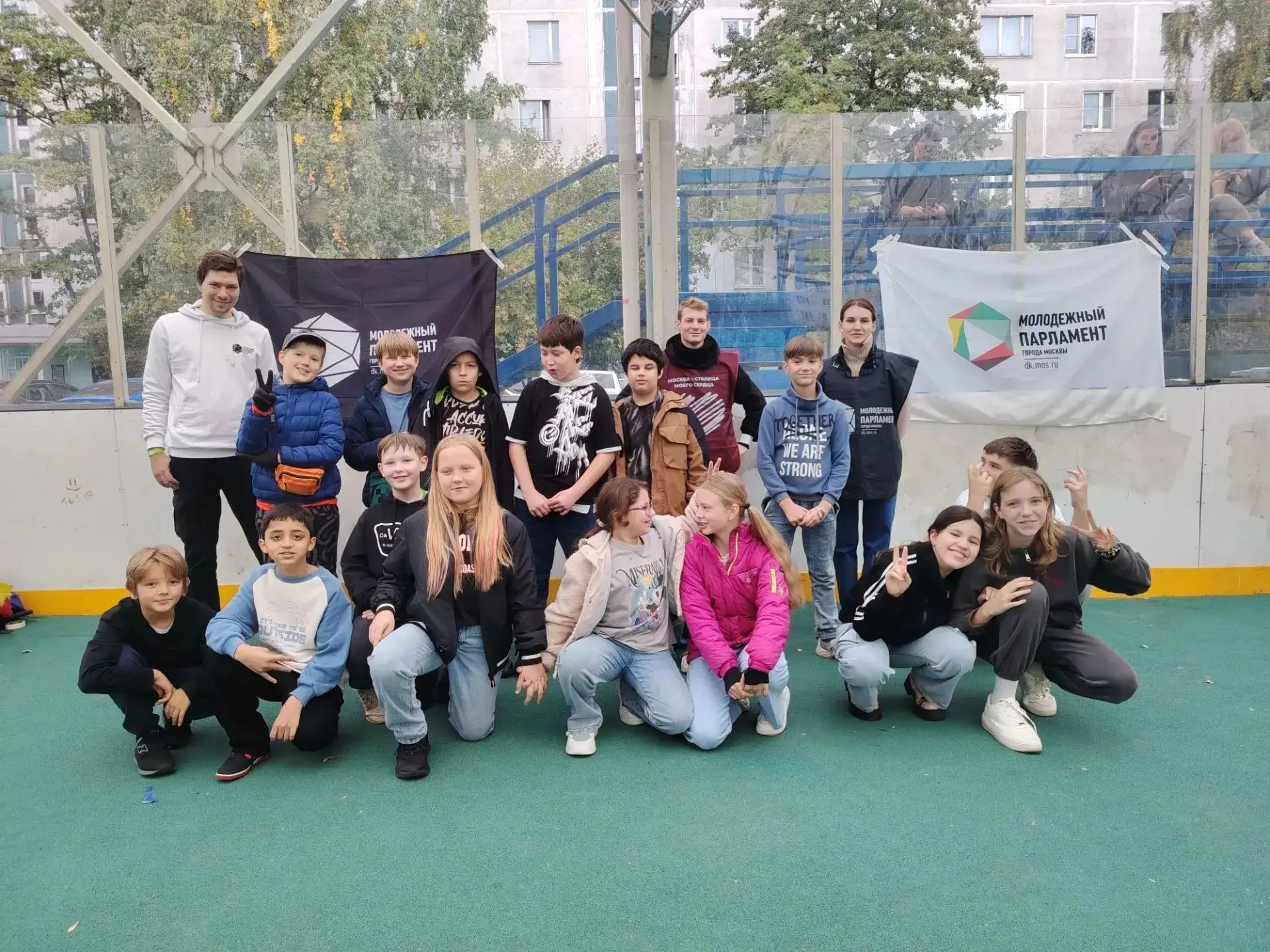 Молодёжная палата района Северное Медведково провела акцию «Наш двор»