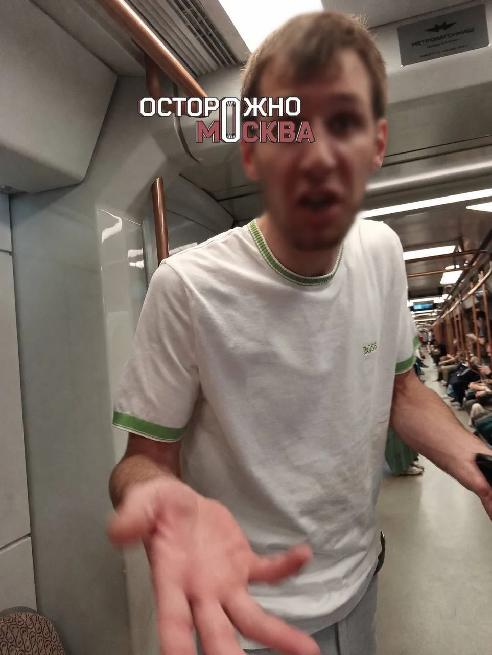Пассажирка пожаловалась на агрессивное поведение безбилетника в московском метро. 

На станции метро