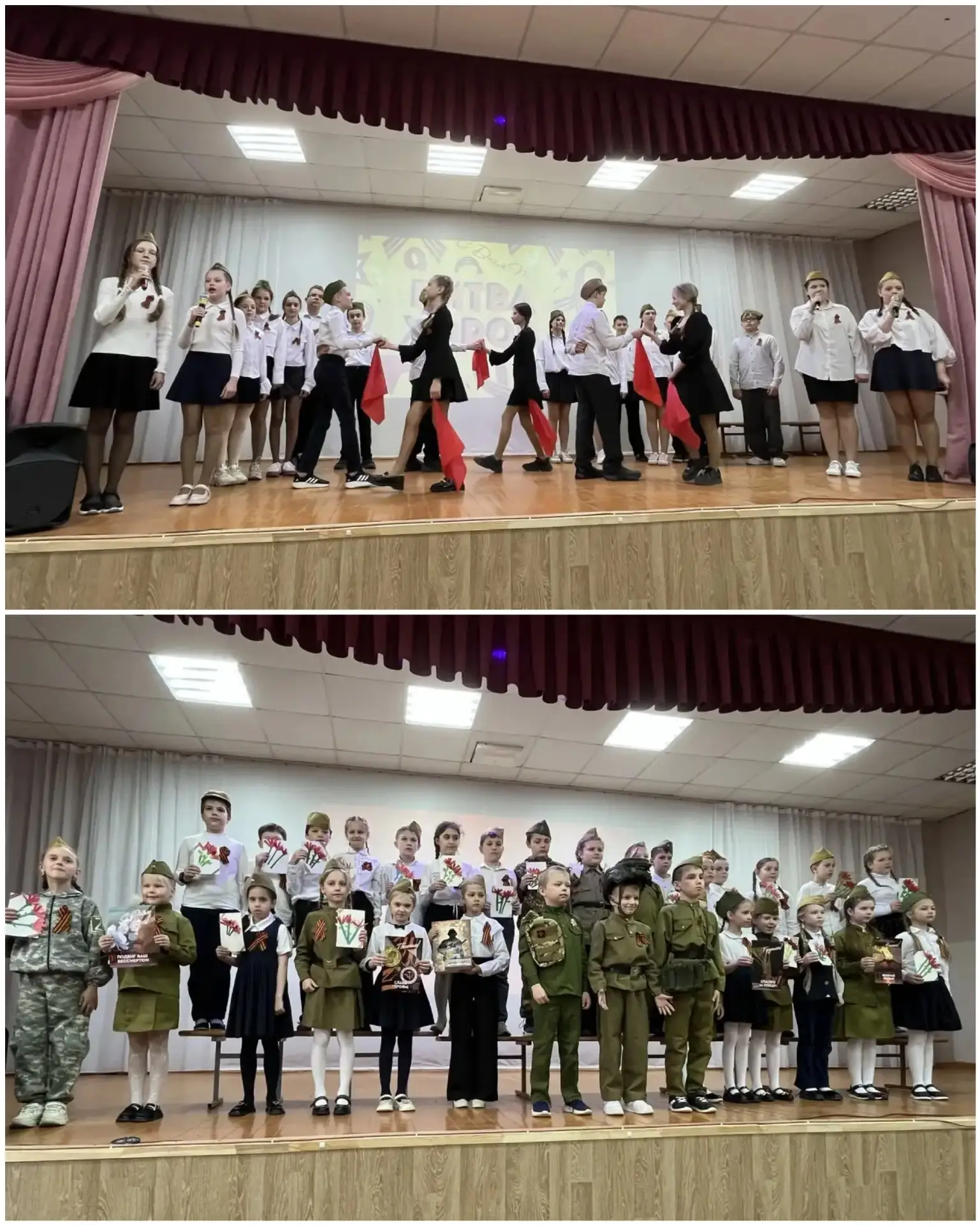 🎶«Когда поют сердца: в нашей школе прогремела “Битва хоров”»  🥊Вчера в стенах нашей школы было по-на