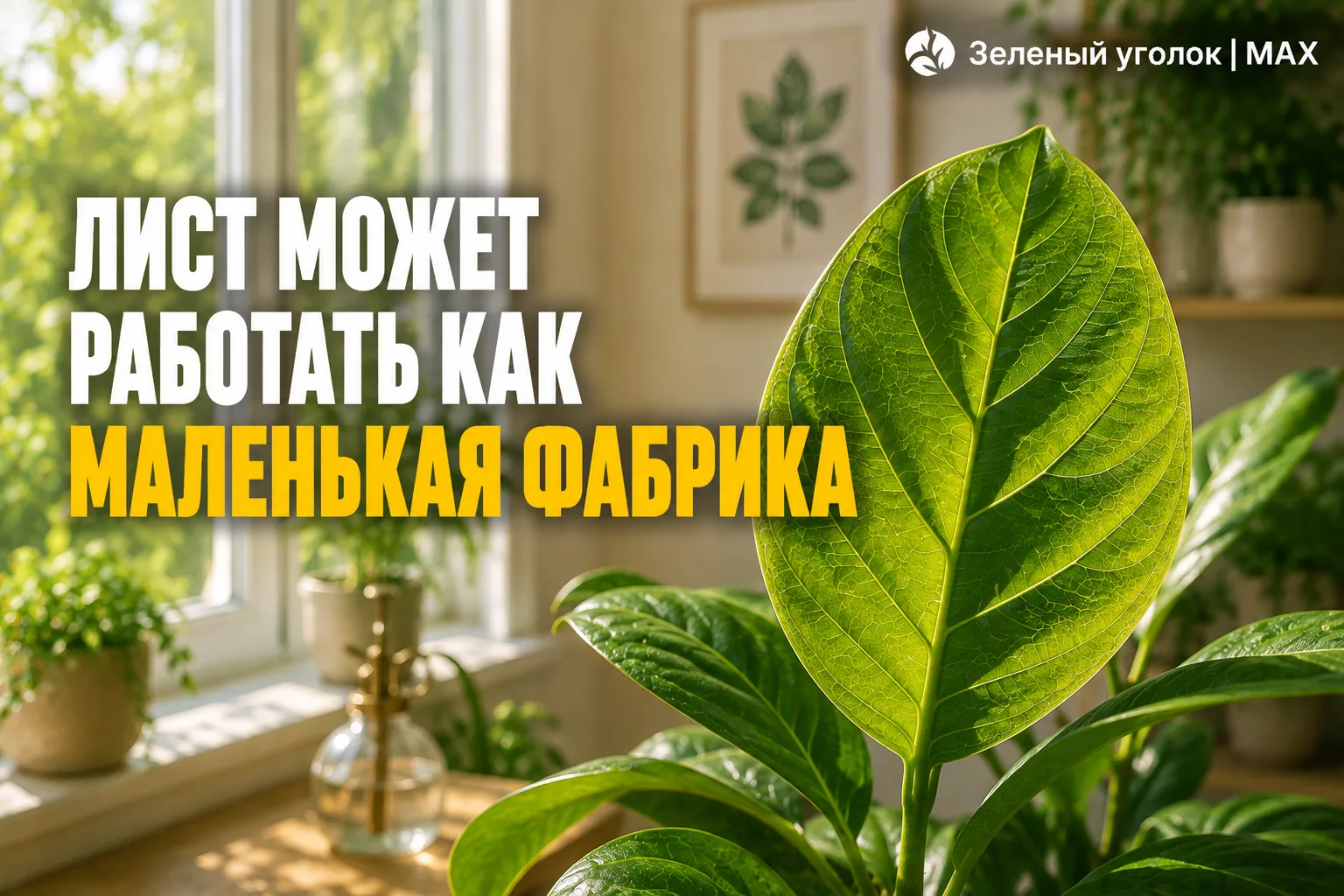 🌸 ЛИСТ МОЖЕТ РАБОТАТЬ КАК МАЛЕНЬКАЯ ФАБРИКА

Каждый лист выполняет сразу несколько важных задач.

О