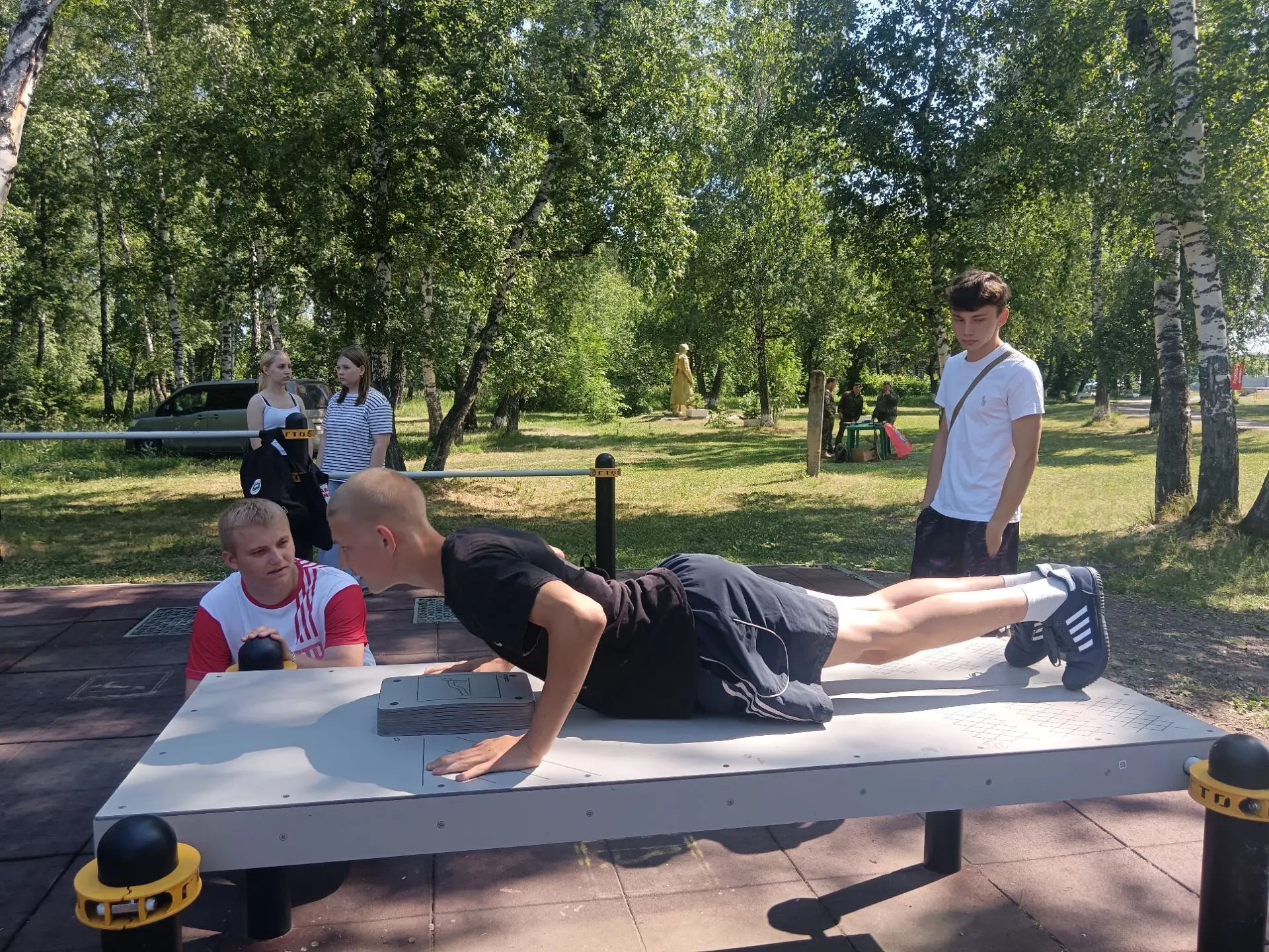 24.06.2026 года в парке культуры и отдыха прошло спортивно-профилактическое мероприятие ГТО. В нем п