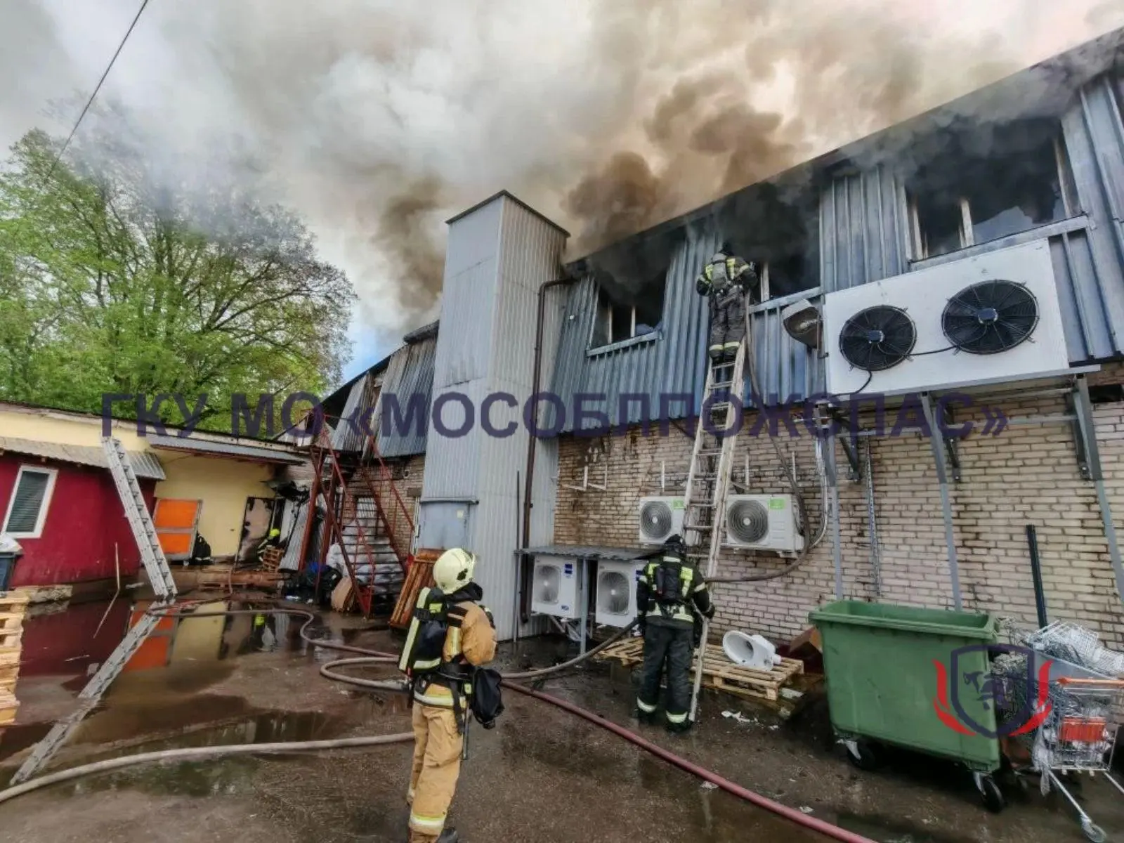 Пожар в торговом объекте в поселке Красково ликвидирован: пострадавших нет  Возгорание произошло на 