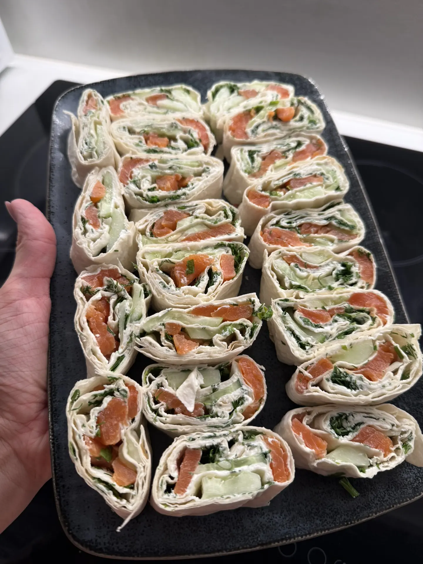 2 простые закуски с лососем или крабовой палочкой 🙌