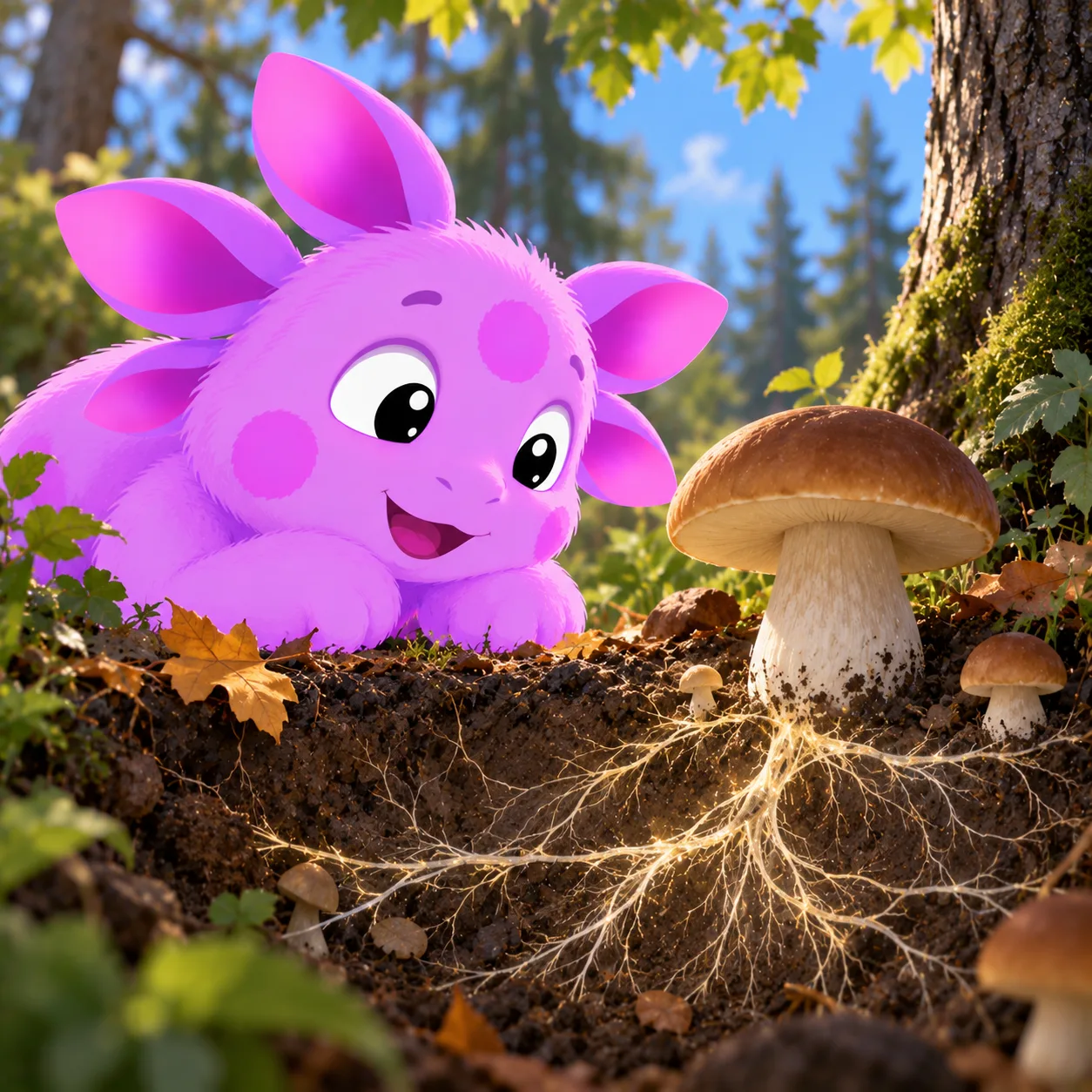 🍄 Гриб гораздо больше, чем кажется