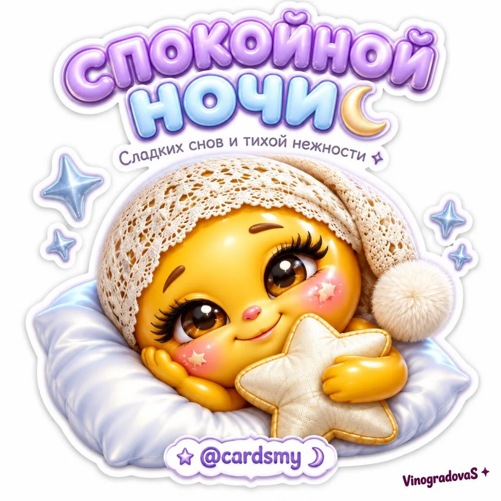 Сладких снов и тихой нежности🌛
