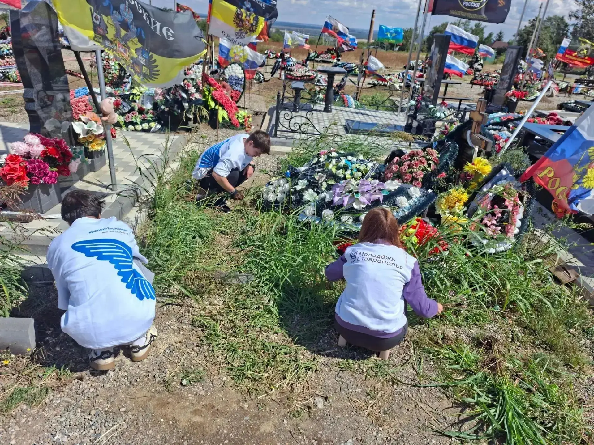 В Георгиевском округе в очередной раз прошла акция «Чистая Память».