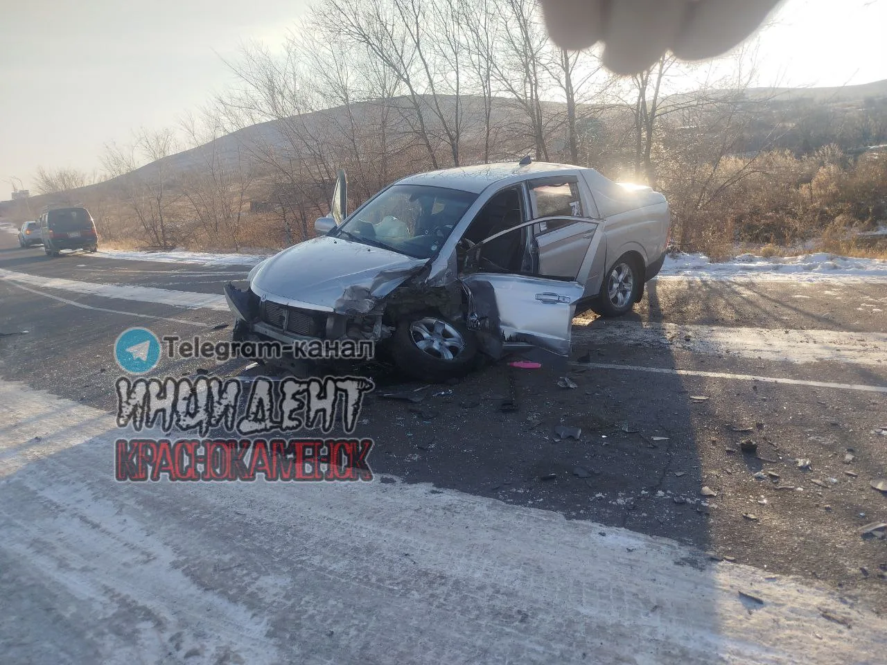 "Трубу жалко, новая была."  СВОшник влетел в углевоз в Краснокаменске. Есть пострадавшие  В начале ч