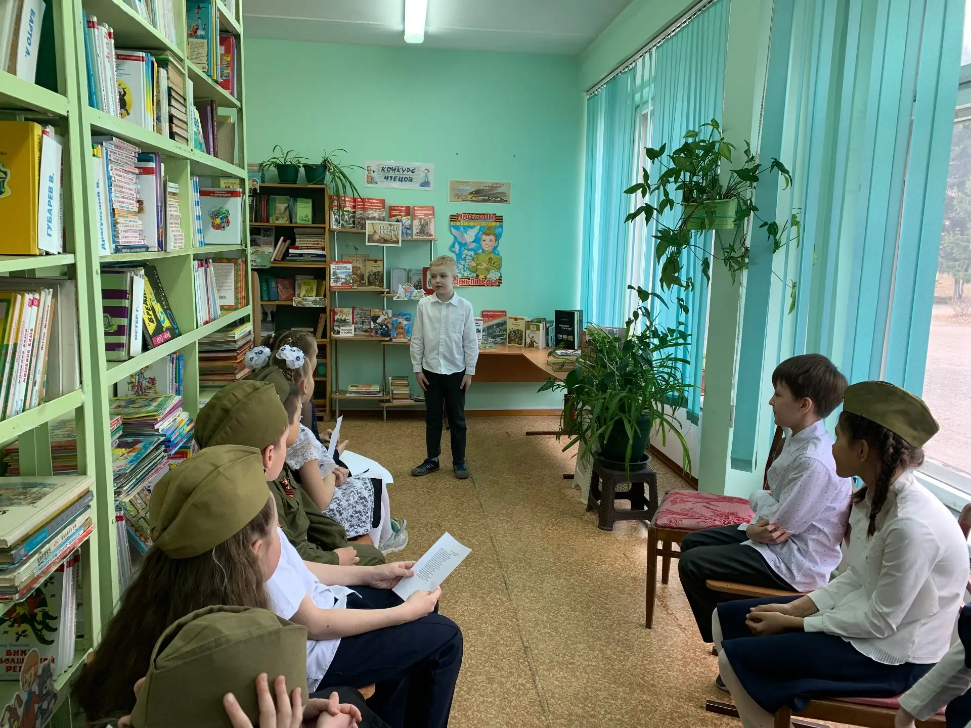📖 Мы о войне стихами говорим 🌟💥В нашей школе прошёл традиционный конкурс чтецов, посвящённый Великой