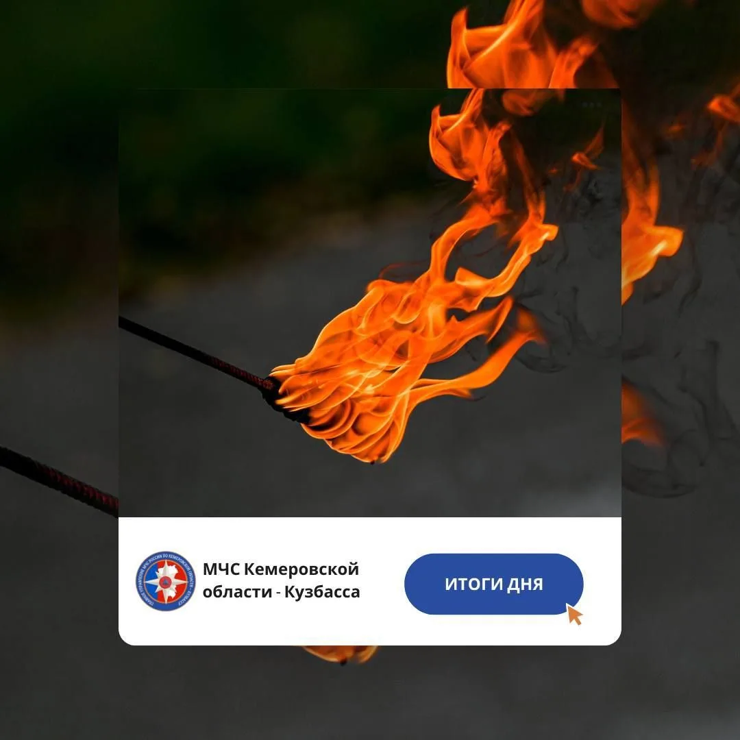 За дежурные сутки с 1 по 2 октября пожарно-спасательные подразделения Кузбасса ликвидир...