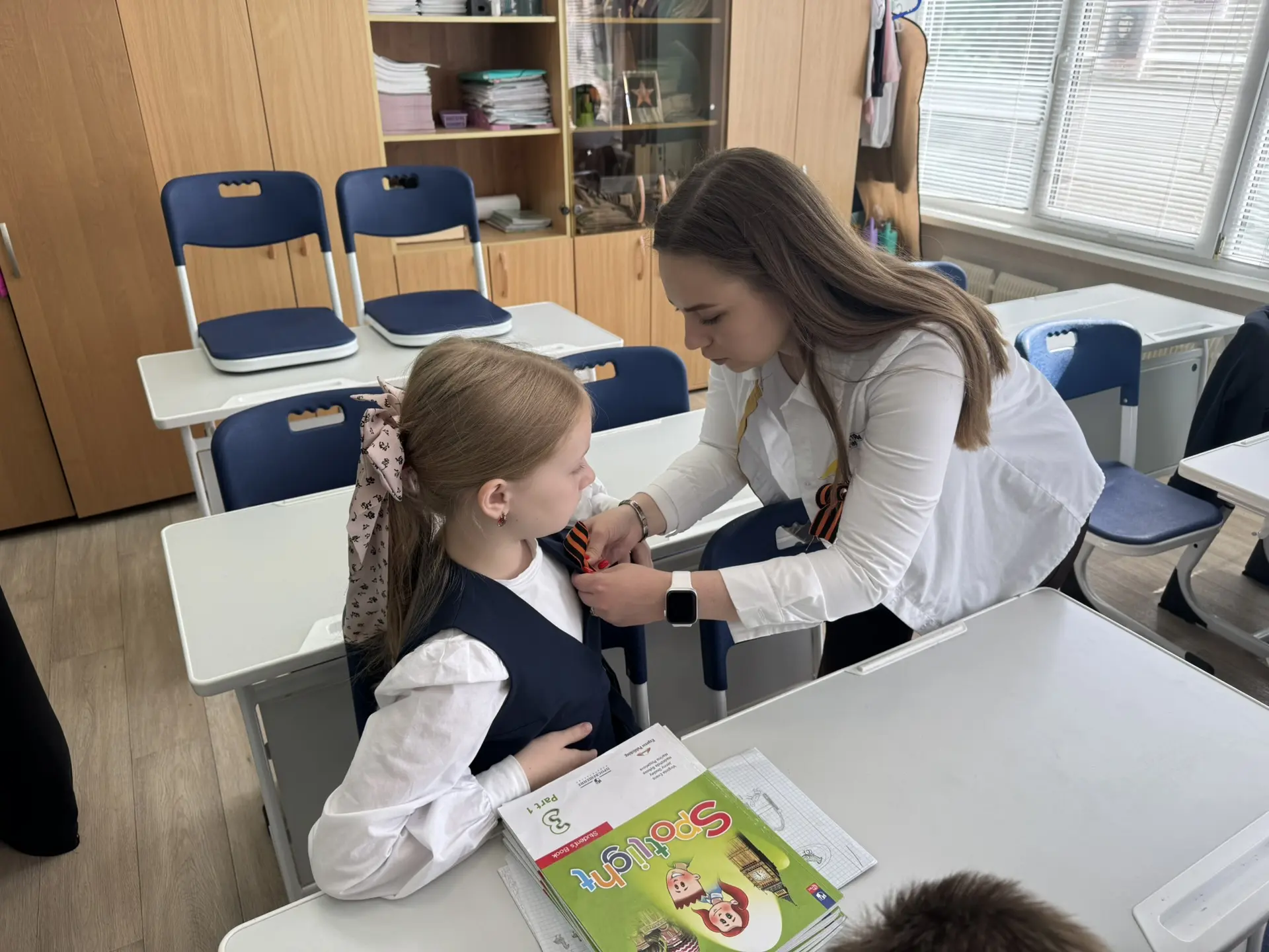 🎗️ГЕОРГИЕВСКАЯ ЛЕНТА🎗️  🔗В школе дан старт ежегодной акции «Георгиевская лента». Мероприятие, ставше