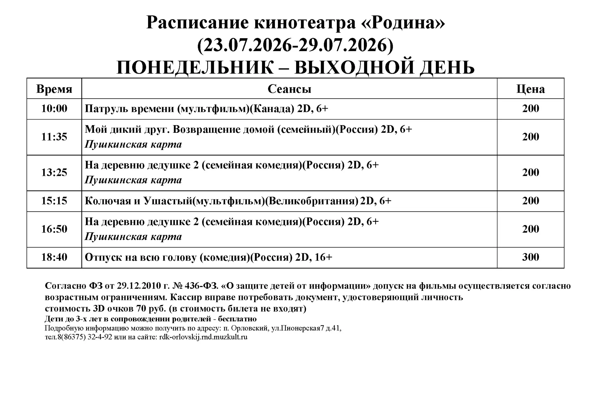 Медиа публикации
