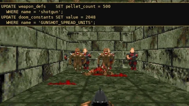 Эксперт по базам данным Lukas Vogel запустил полноценный Doom на SQL, используя базу да...