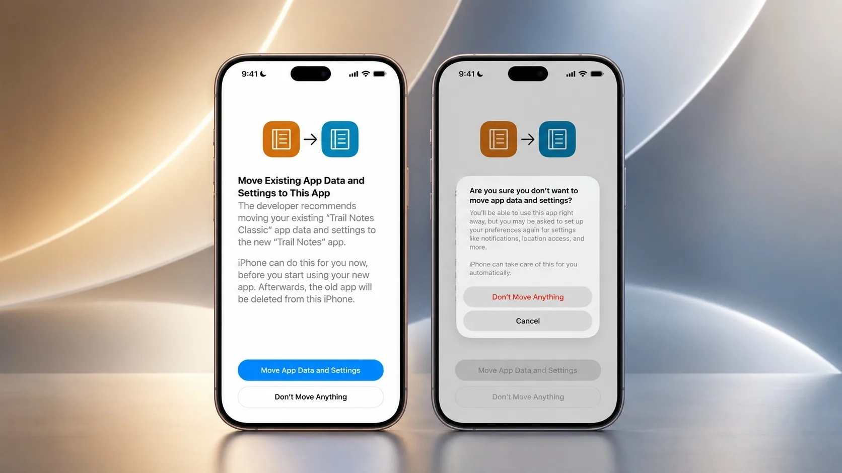 В коде iOS 27.2 нашли системный перенос данных из старого приложения в новое