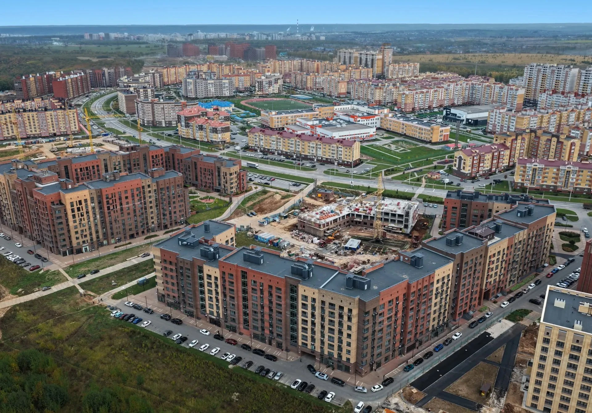 Как выглядит Новый город с высоты?
