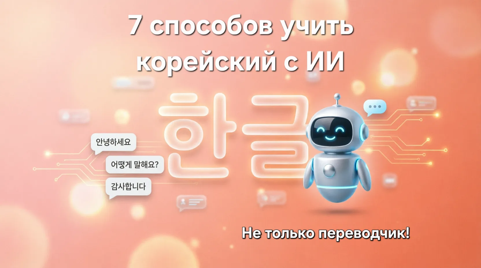 🇰🇷 А ты используешь ИИ для изучения корейского?
