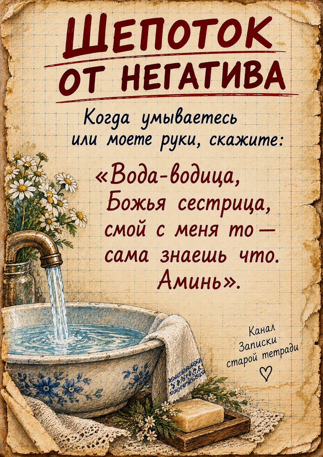 💧 ШЕПОТОК ОТ НЕГАТИВА