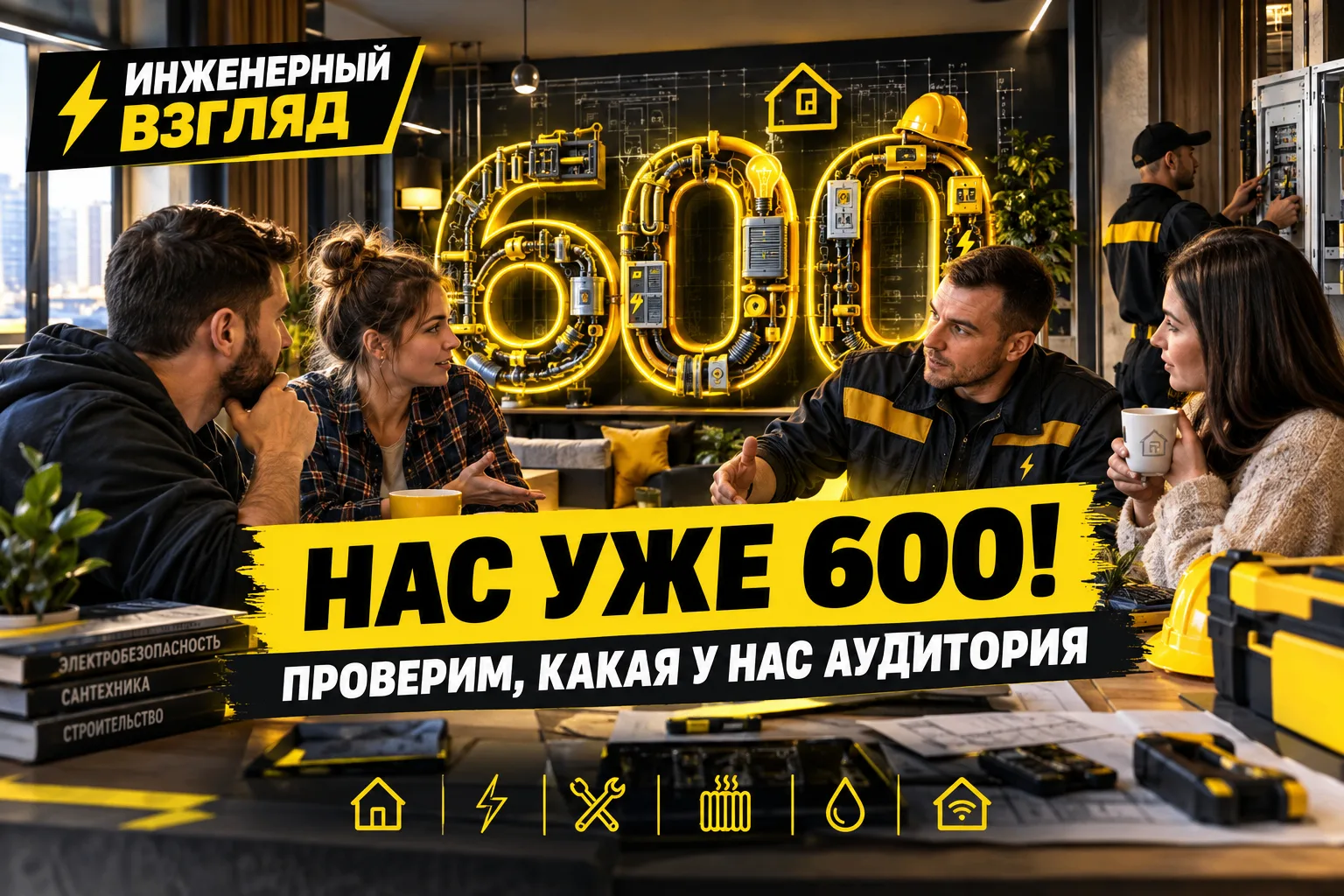 ⚡ НАС УЖЕ 600