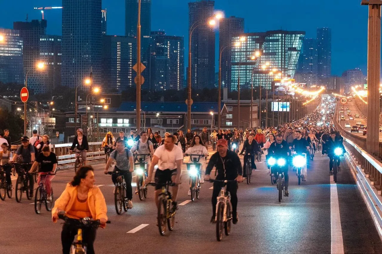 🚴‍♀️ Напоминаем, уже 1 августа в Москве пройдёт второй Ночной велофестиваль