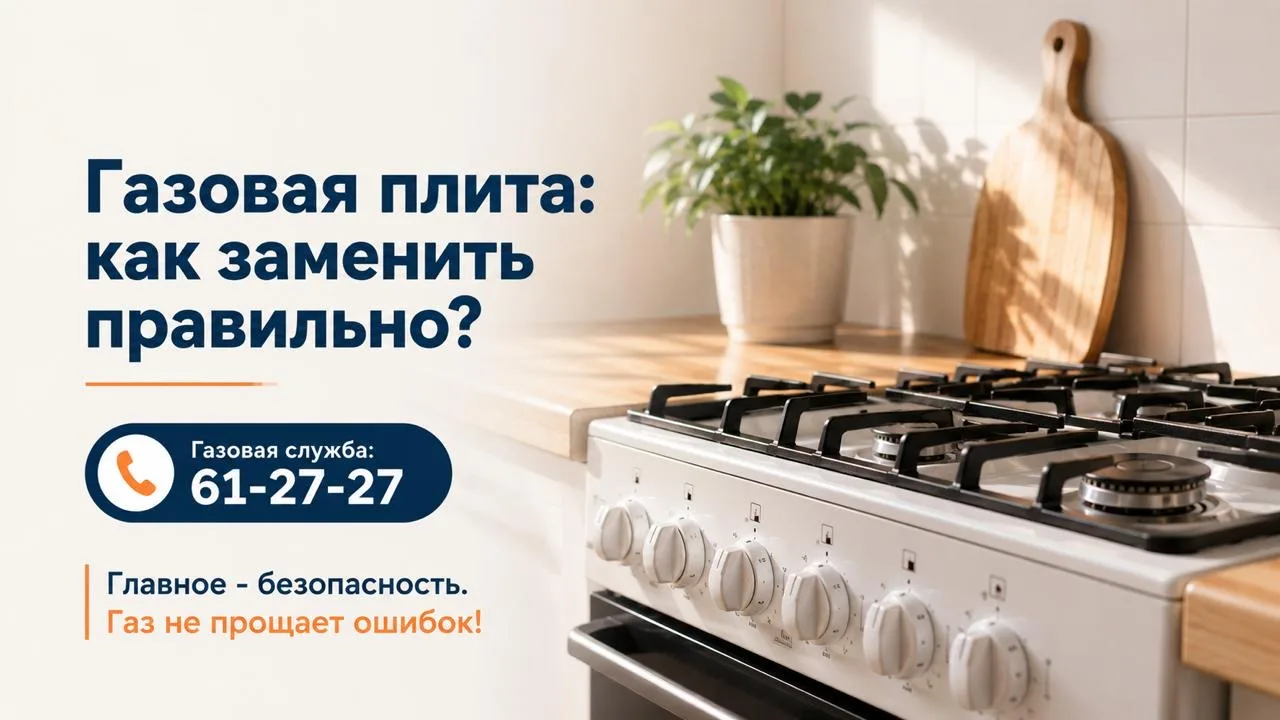 Замена газовой плиты и котла: что важно знать? 🤔