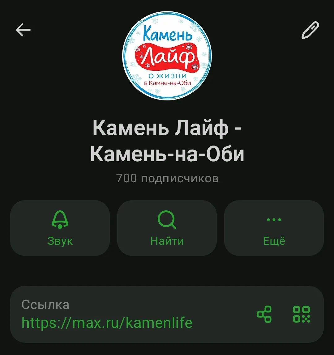 Нас уже 700. Спасибо, что подписываетесь ❤️  max.ru/kamenlife