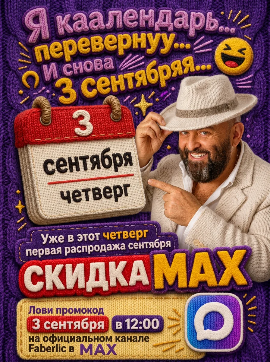 🔥 СКИДКАМАХ возвращается на весь сентябрь! Каждый четверг с 12:00 до 16:00! 💣💥