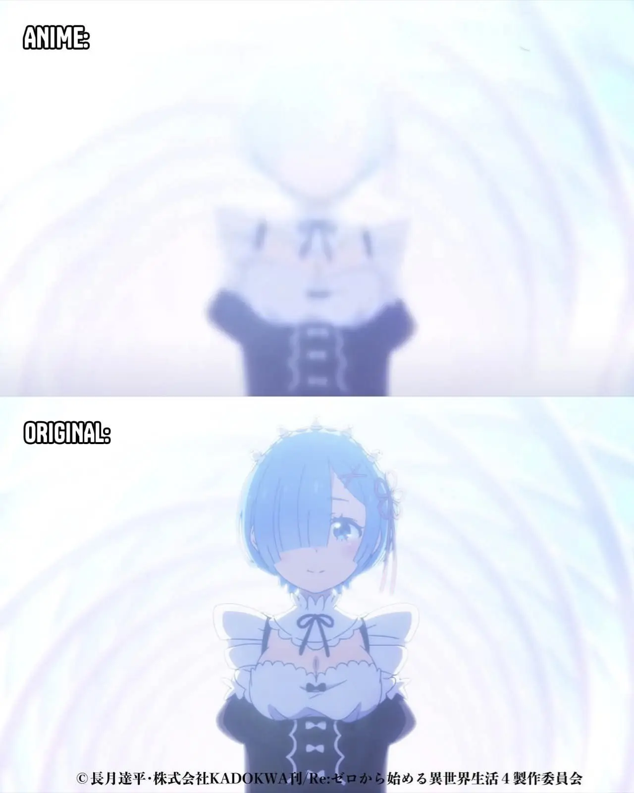 💧 Режиссер четвертого сезона «Re:Zero» Масахиро Синохара опубликовал кадр с Рем без эф...