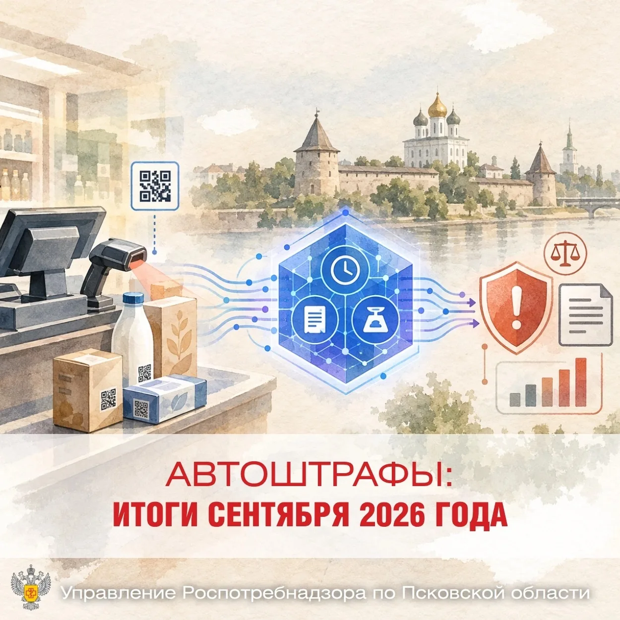 В Управлении Роспотребнадзора по Псковской области подвели первые итоги работы нового м...