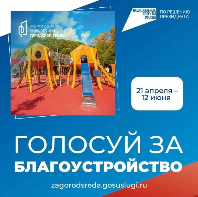 В Калининградской области до 12 июня 2026 года проходит Всероссийское голосование за об...
