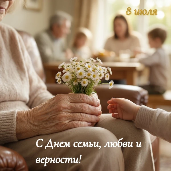 🌼 8 июля — День семьи, любви и верности

Ежегодно 8 июля в России отмечается День семьи, любви и ве