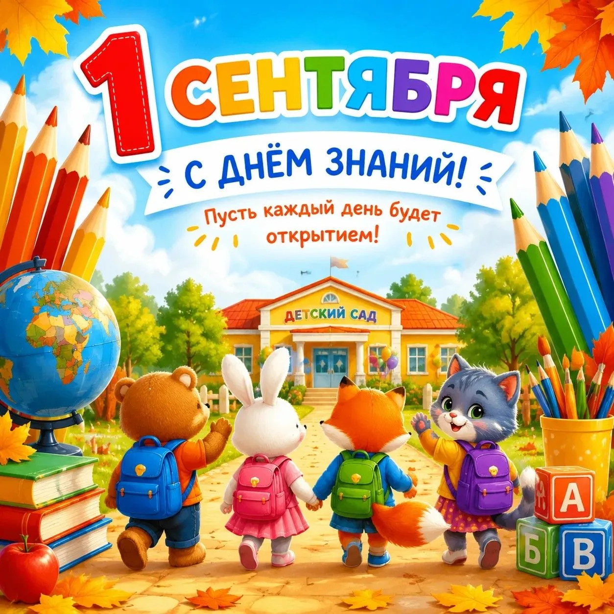 «Поздравляем с 1 сентября! День знаний — это праздник не только школьников, но и наших ...