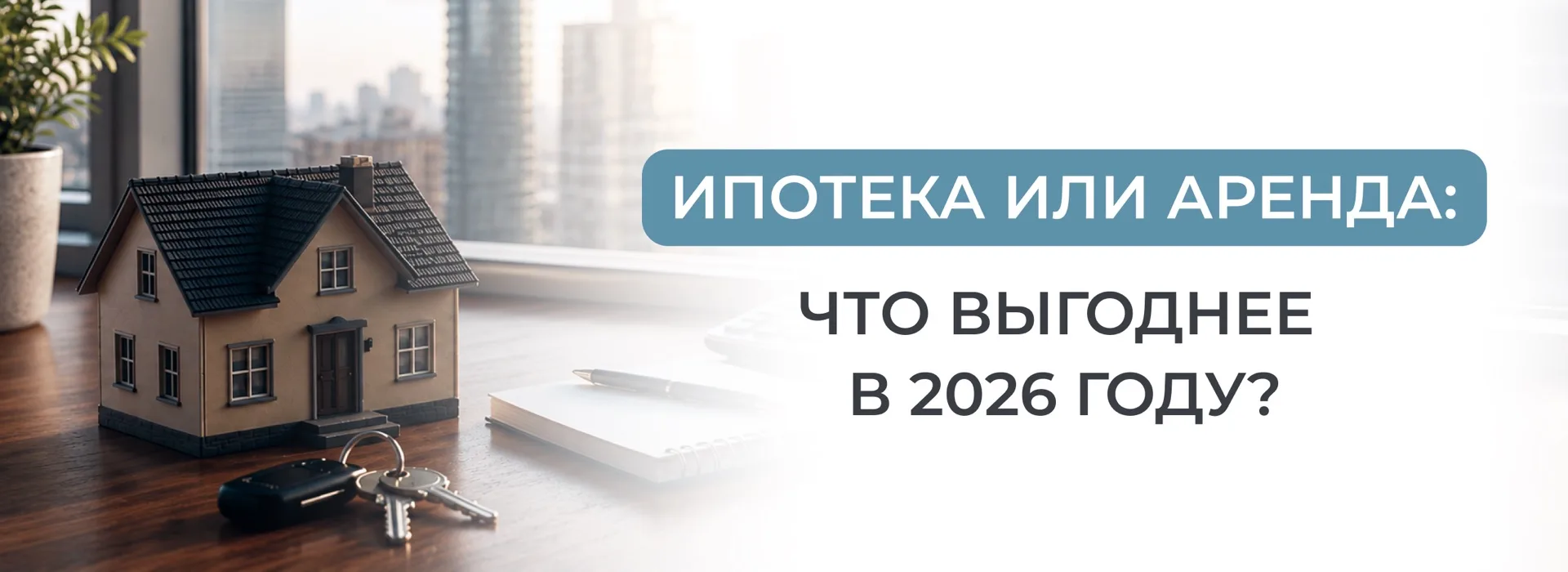 Ипотека или аренда, что выгоднее в 2026 году?