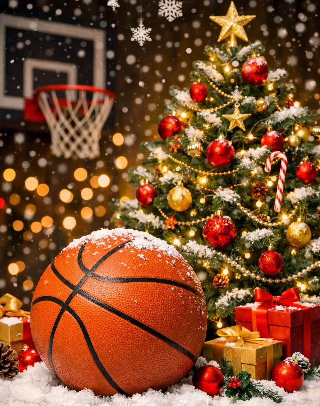С наступающим Новым Годом!🏀🎄