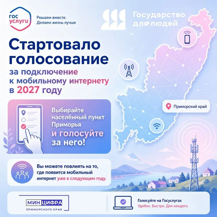 ✅ Вы можете повлиять на то, где появится мобильный интернет уже в следующем году
