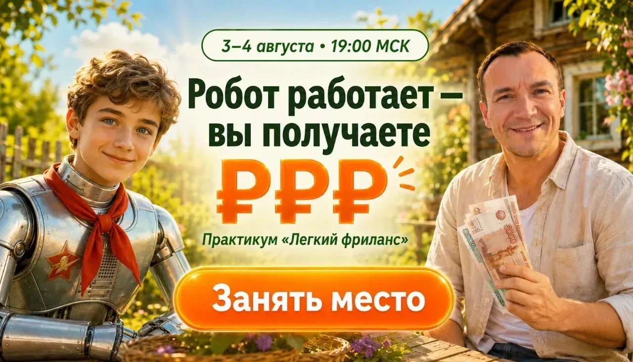 🤖 Помните фильм про Электроника? Робот работает - вы ₽₽₽! Научим вас!

🤖 Помните советский фильм п