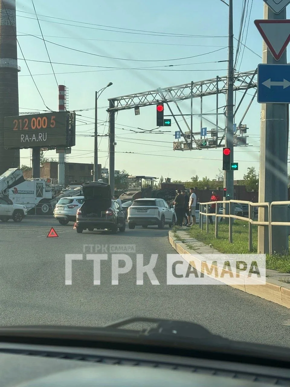 ДТП на пересечении улицы 22 Партсъезда и Московского шоссе.