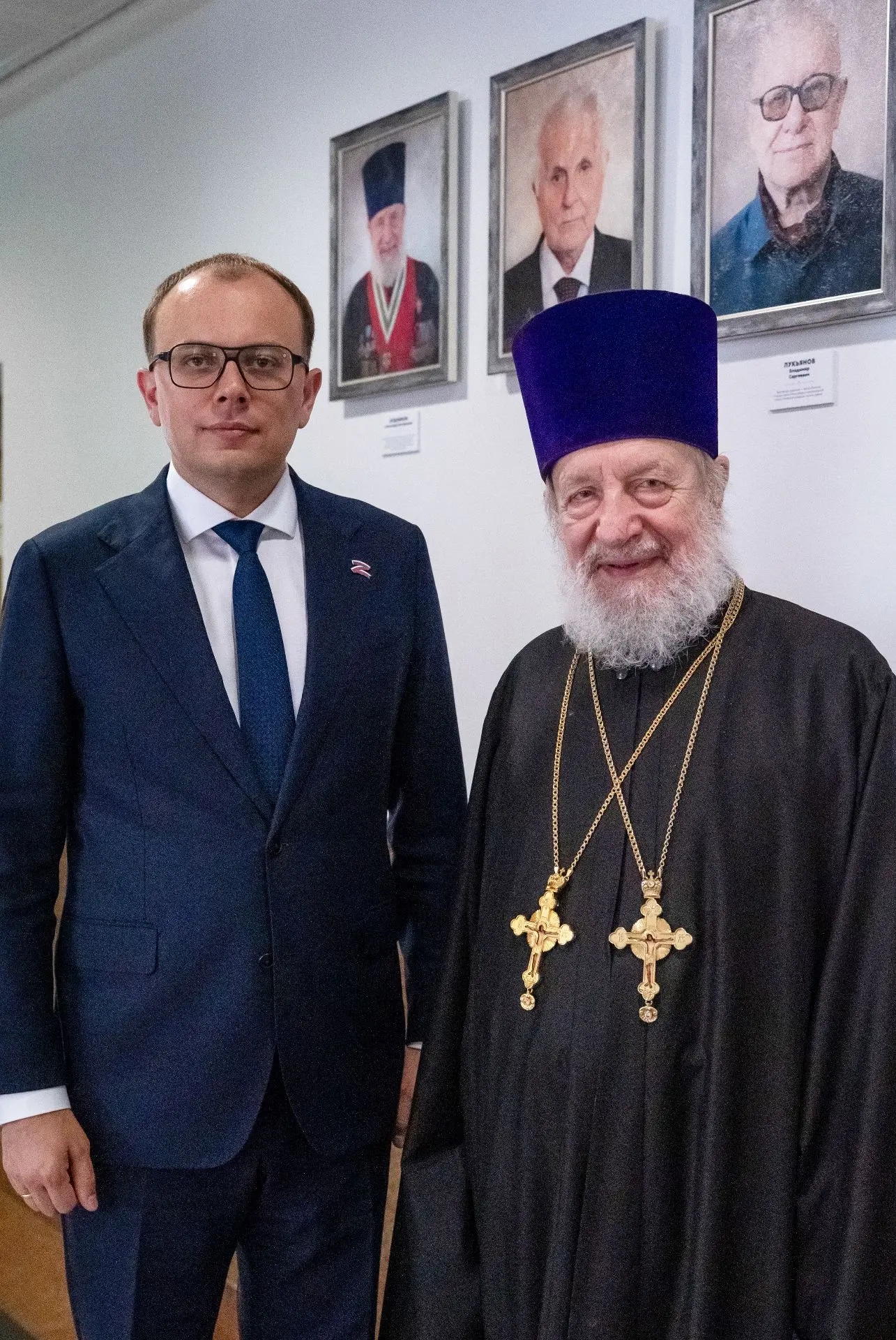 Галерею выдающихся жителей Красногвардейского района дополнил портрет протоиерея Алекса...