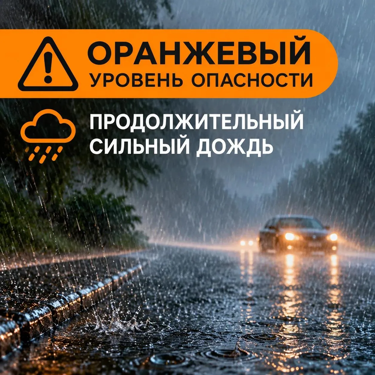 Объявлен оранжевый уровень опасности!