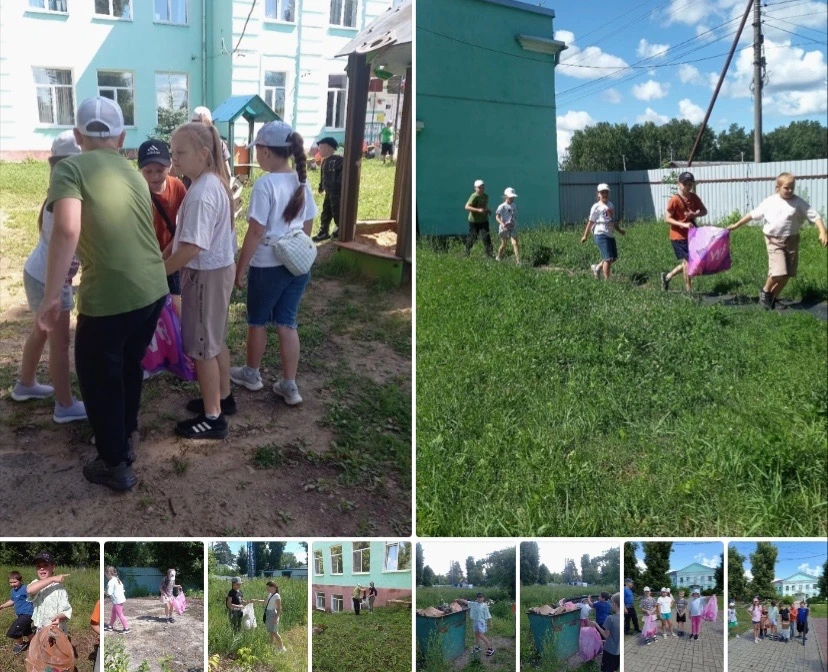 ☀️ В пришкольном лагере «Дружба» день стартовал на позитивной волне! После энергичной зарядки и аппе