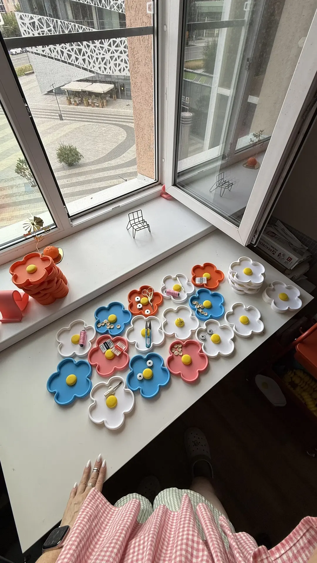 Новый цвет игольницы Цветок - белый 🤍