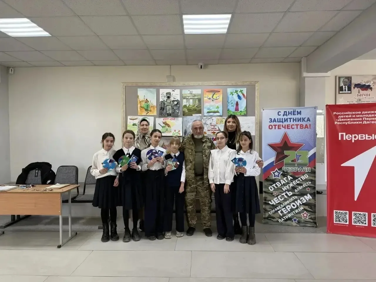В преддверии Дня защитника Отечества с учениками нашей гимназии была подготовлена особенная акция — 