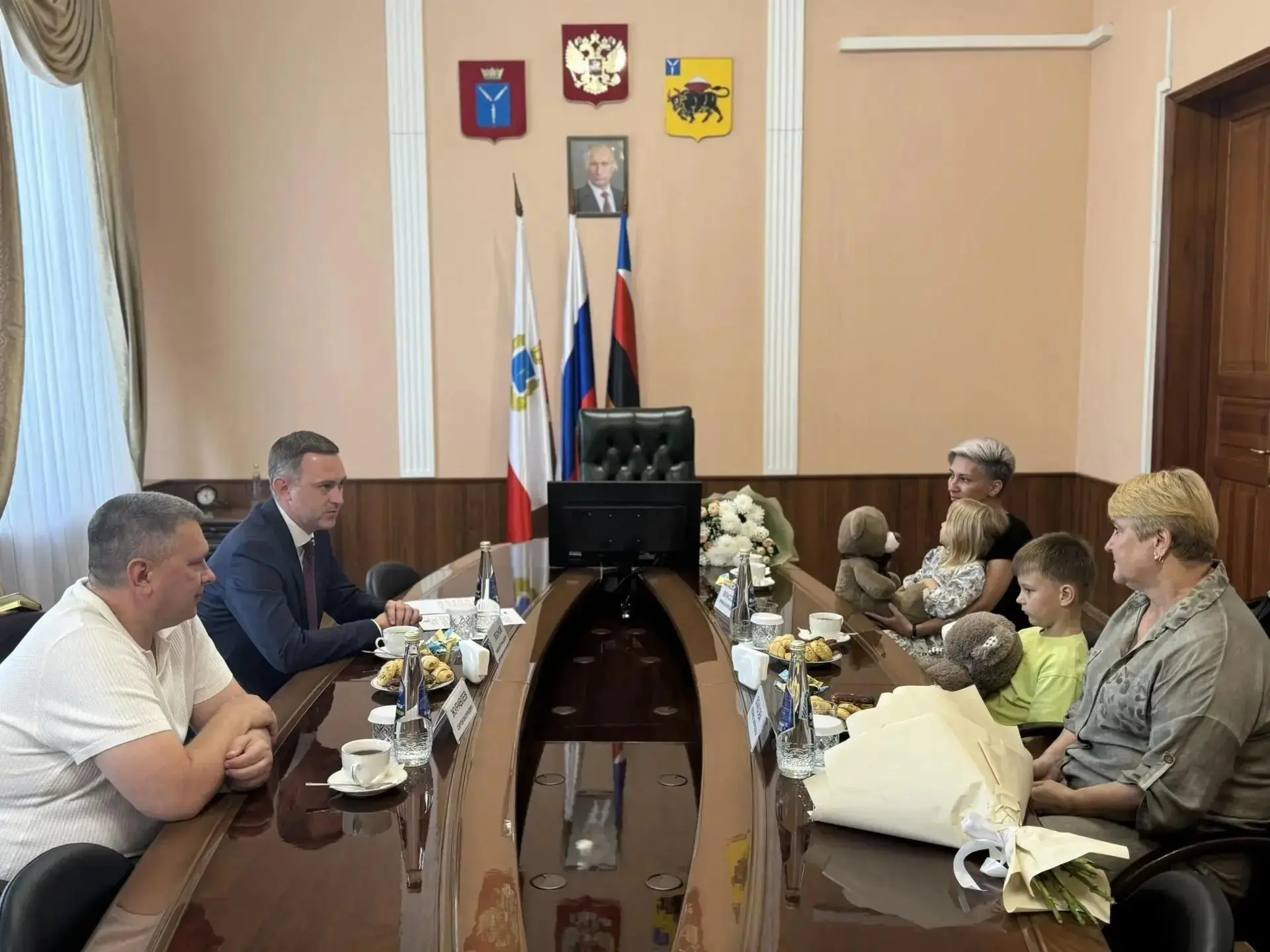 👥Максим Леонов встретился с семьёй участника специальной военной операции

Глава Энгельсского район