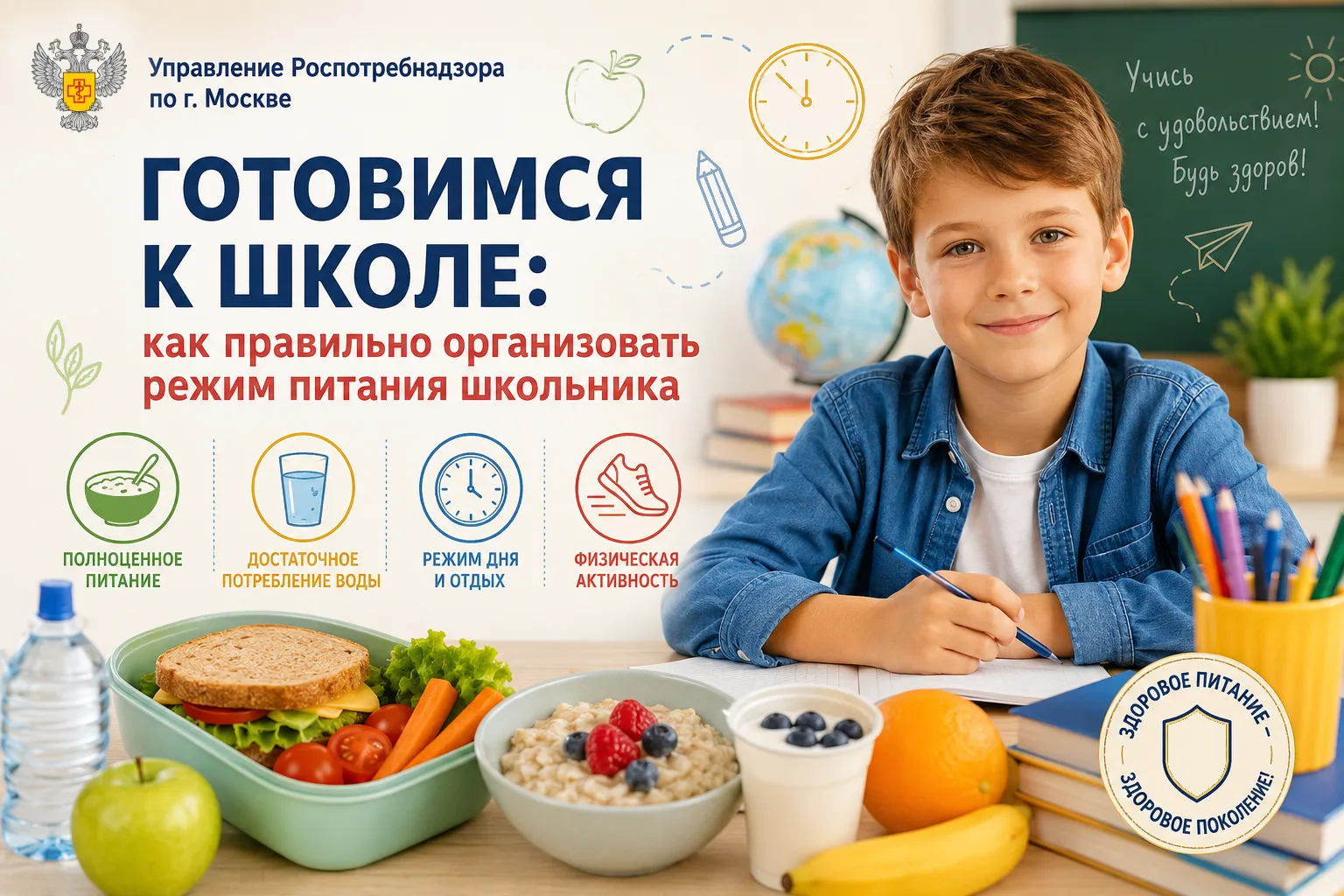Готовимся к школе: как правильно организовать режим питания школьника