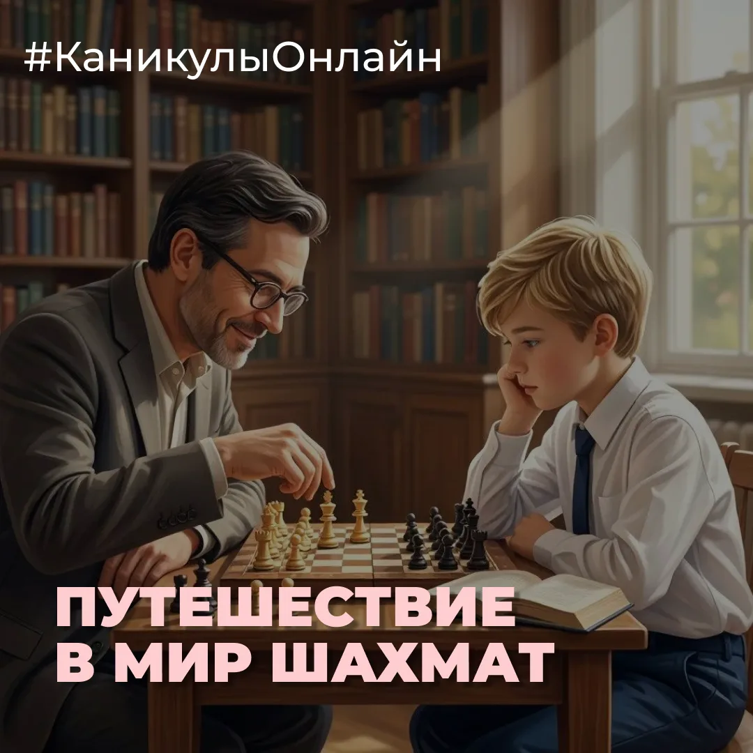 Сегодня приглашаем вас в увлекательное путешествие сквозь века — в мир шахмат! ♟️

Эта игра — не про