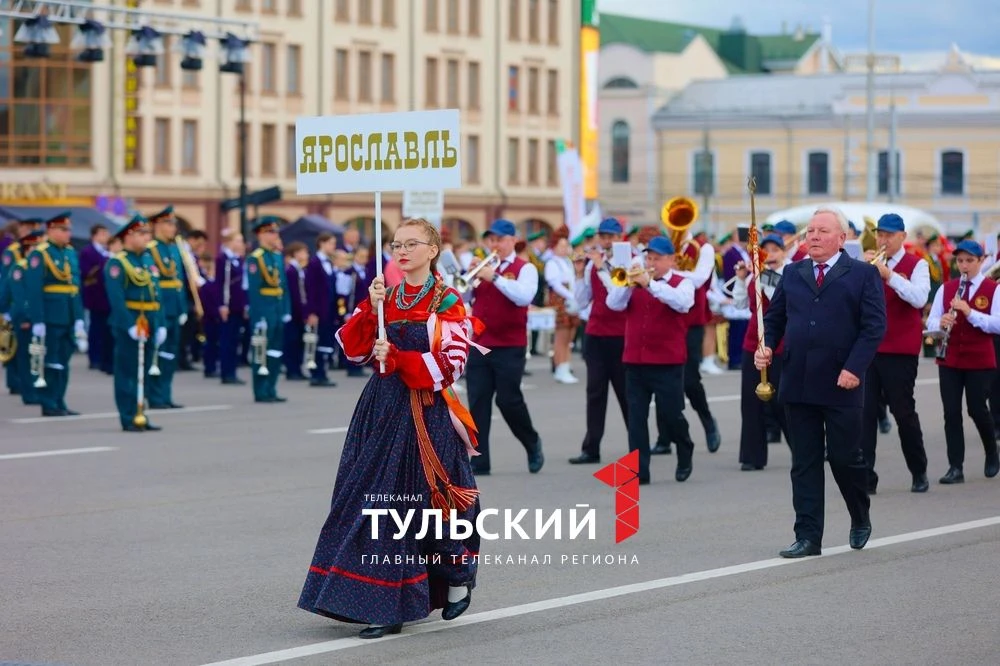 🎺 В центре Тулы в День города прозвучали "Фанфары Тульского кремля"