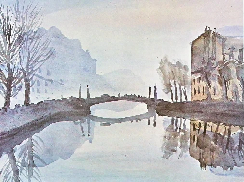 Минутка живописи: Николай Лапшин, Мойка, 1939 г.