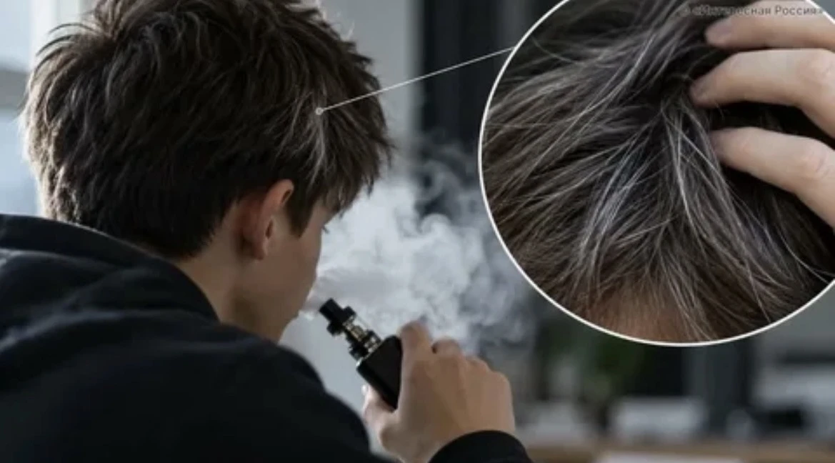 🚬 Подростки в России массово седеют из-за вейпов