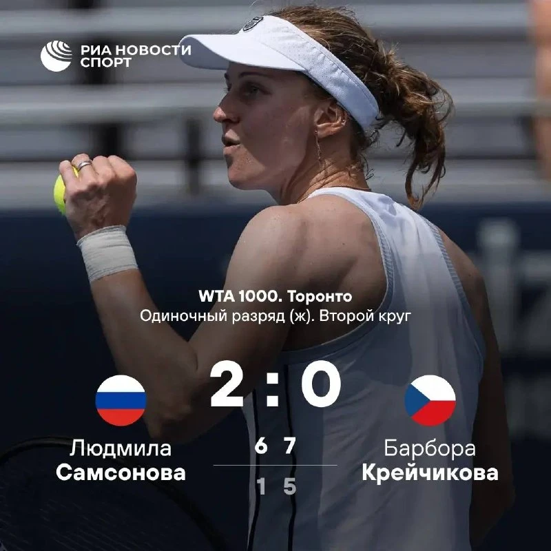 Самсонова одолела экс-вторую ракетку мира во втором круге «тысячника» в Торонто