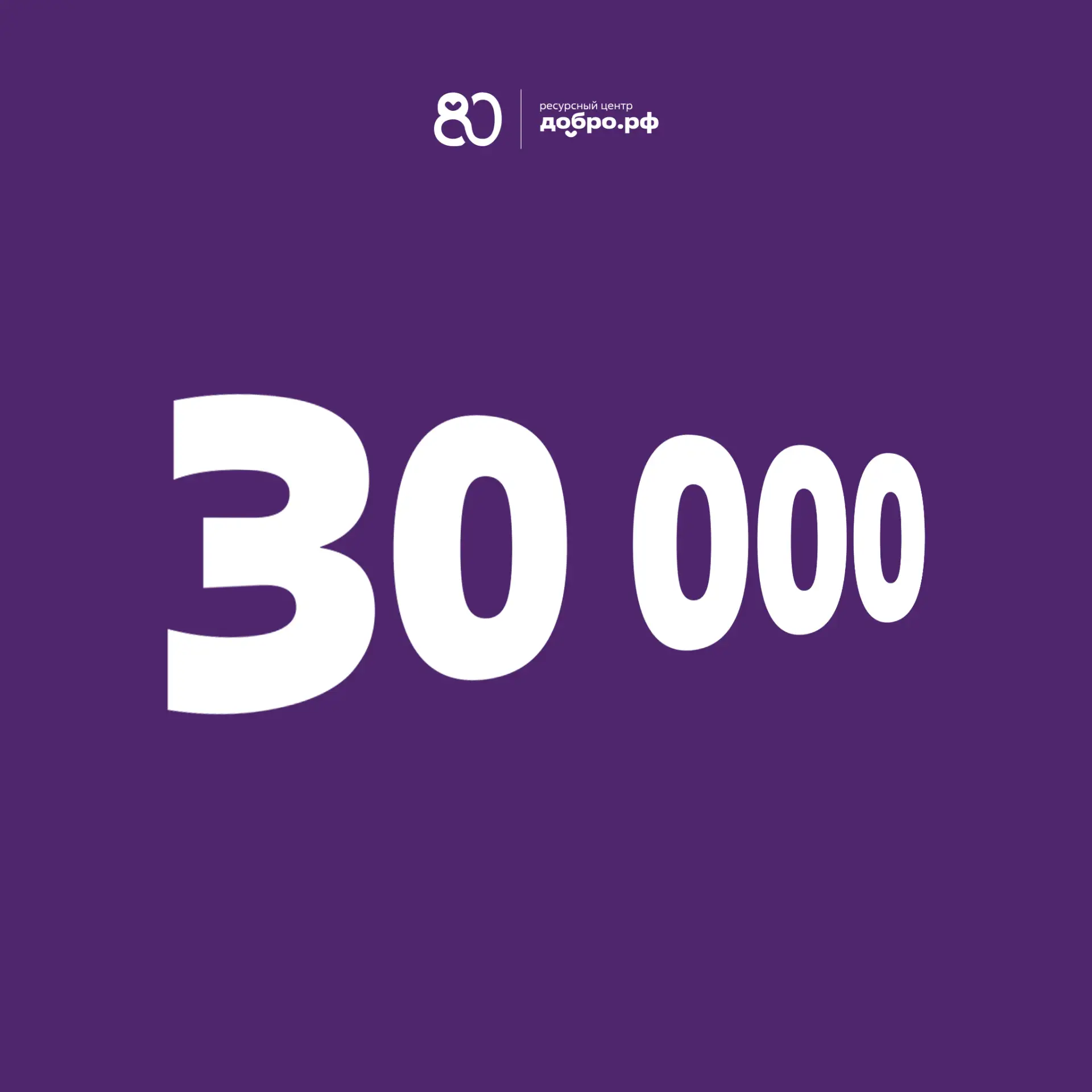 ⚡ 30 000 волонтеров на Добро.рф. Одна большая сила — желание помогать.

И это уже не просто цифра в 